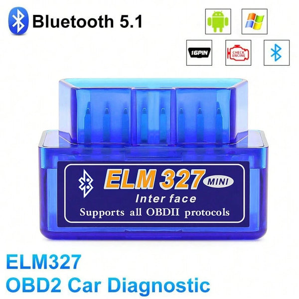 جهاز ELM327 OBD2 لفحص السيارات عبر البلوتوث - تقنية متقدمة للكشف عن الأعطال